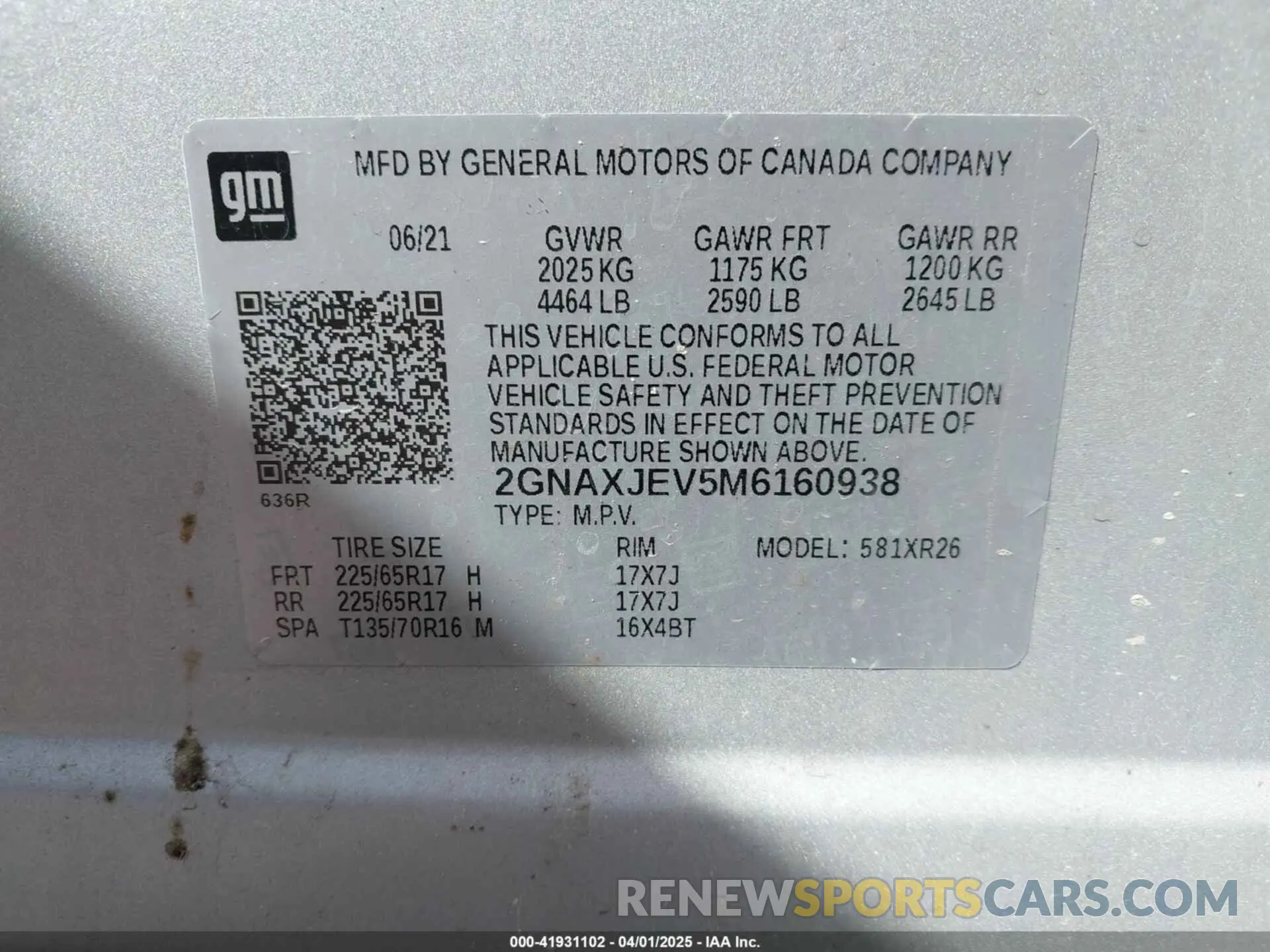9 Photograph of a damaged car 2GNAXJEV5M6160938 CHEVROLET EQUINOX 2021