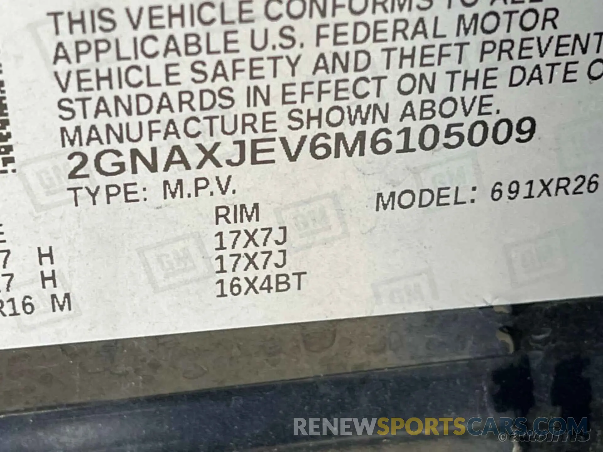 14 Photograph of a damaged car 2GNAXJEV6M6105009 CHEVROLET EQUINOX 2021