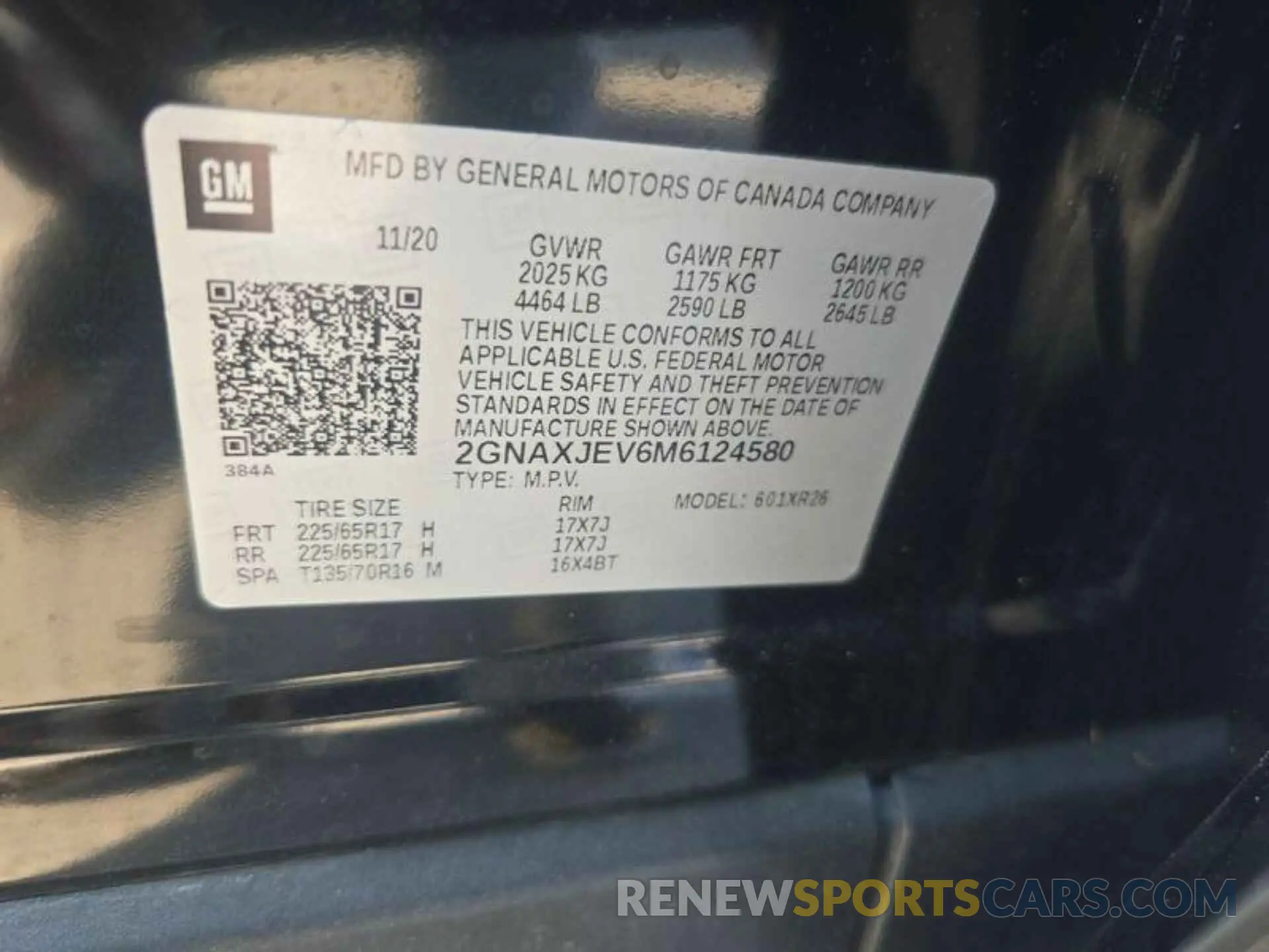 28 Photograph of a damaged car 2GNAXJEV6M6124580 CHEVROLET EQUINOX 2021