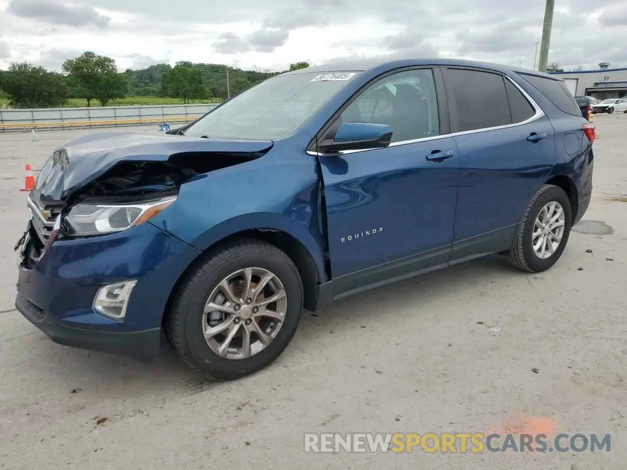 1 Photograph of a damaged car 2GNAXJEV7M6146863 CHEVROLET EQUINOX 2021
