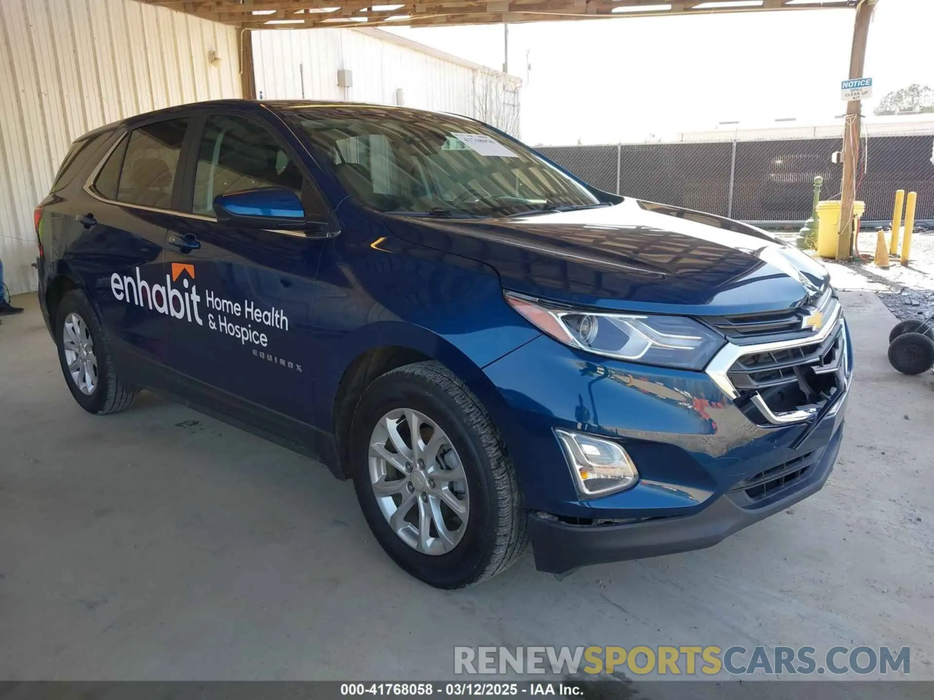 1 Photograph of a damaged car 2GNAXJEV8M6150677 CHEVROLET EQUINOX 2021