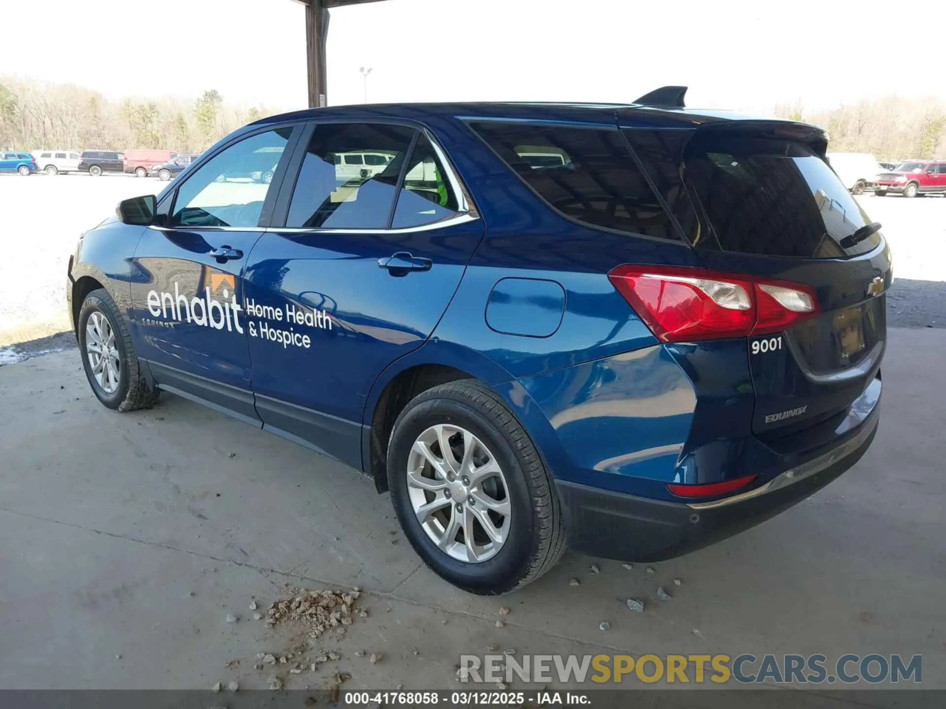 3 Photograph of a damaged car 2GNAXJEV8M6150677 CHEVROLET EQUINOX 2021