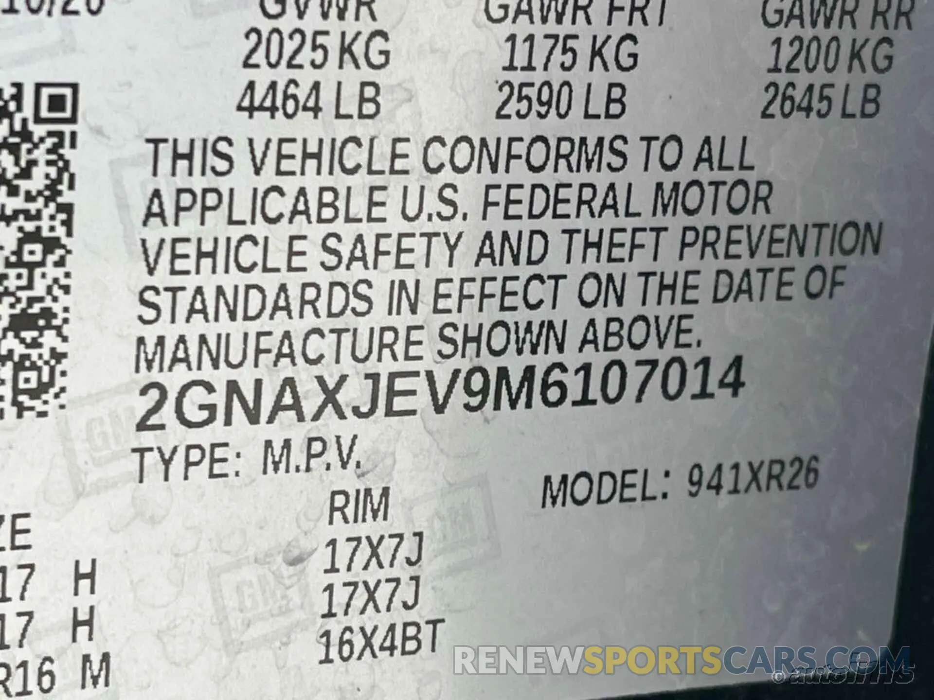 12 Photograph of a damaged car 2GNAXJEV9M6107014 CHEVROLET EQUINOX 2021