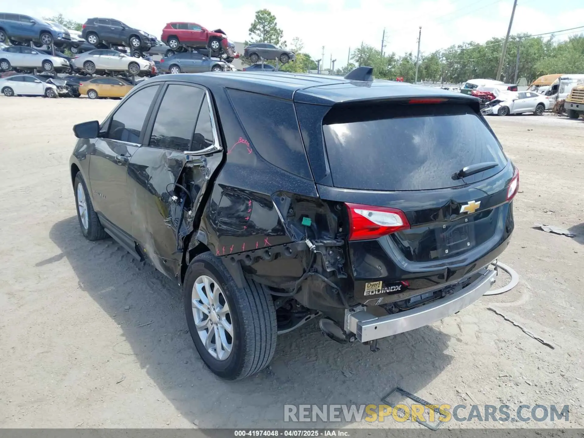 3 Photograph of a damaged car 2GNAXKEV1M6159310 CHEVROLET EQUINOX 2021