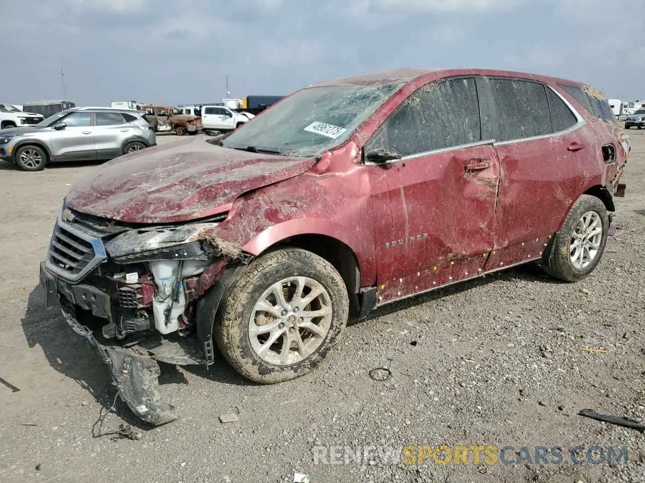 1 Photograph of a damaged car 2GNAXKEV2M6147151 CHEVROLET EQUINOX 2021