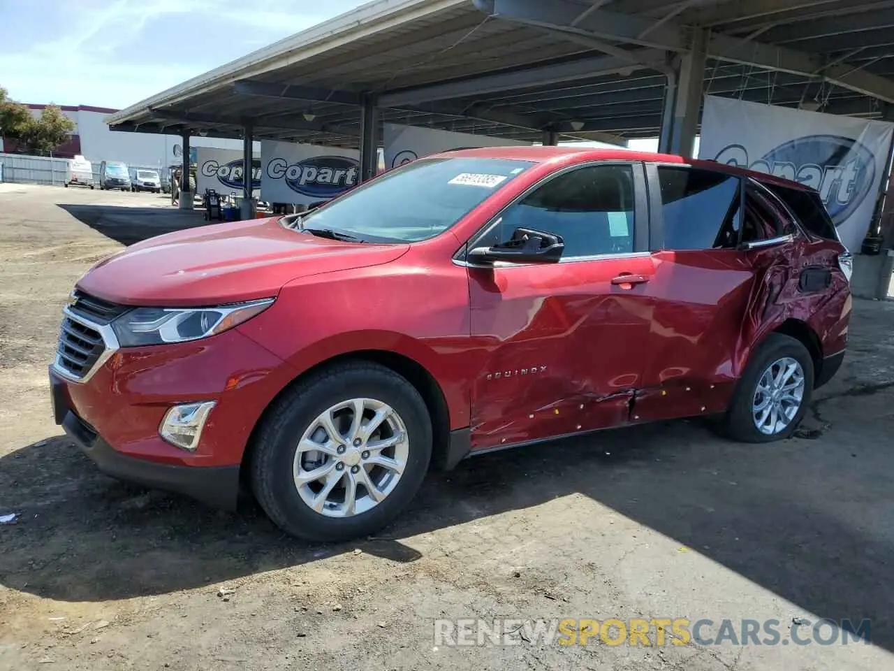 1 Photograph of a damaged car 2GNAXKEV2M6149532 CHEVROLET EQUINOX 2021