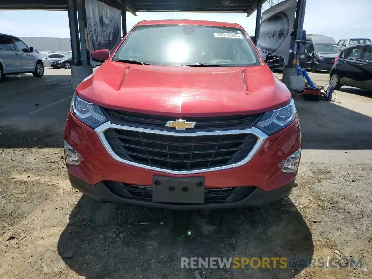 5 Photograph of a damaged car 2GNAXKEV2M6149532 CHEVROLET EQUINOX 2021