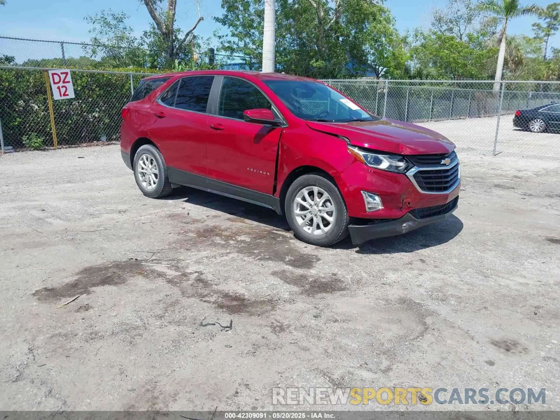 1 Photograph of a damaged car 2GNAXKEV4M6158331 CHEVROLET EQUINOX 2021