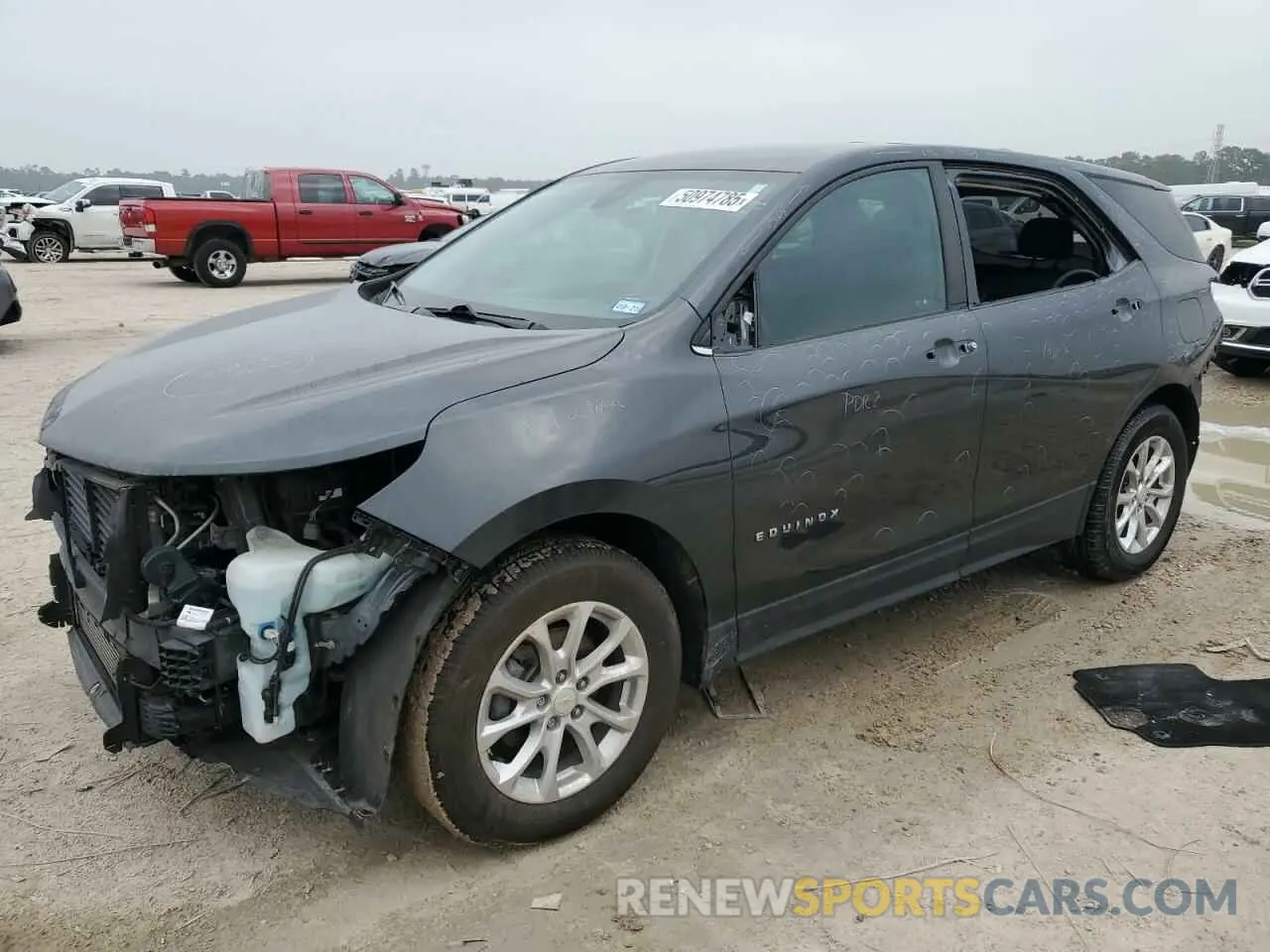1 Photograph of a damaged car 2GNAXKEV5M6119960 CHEVROLET EQUINOX 2021