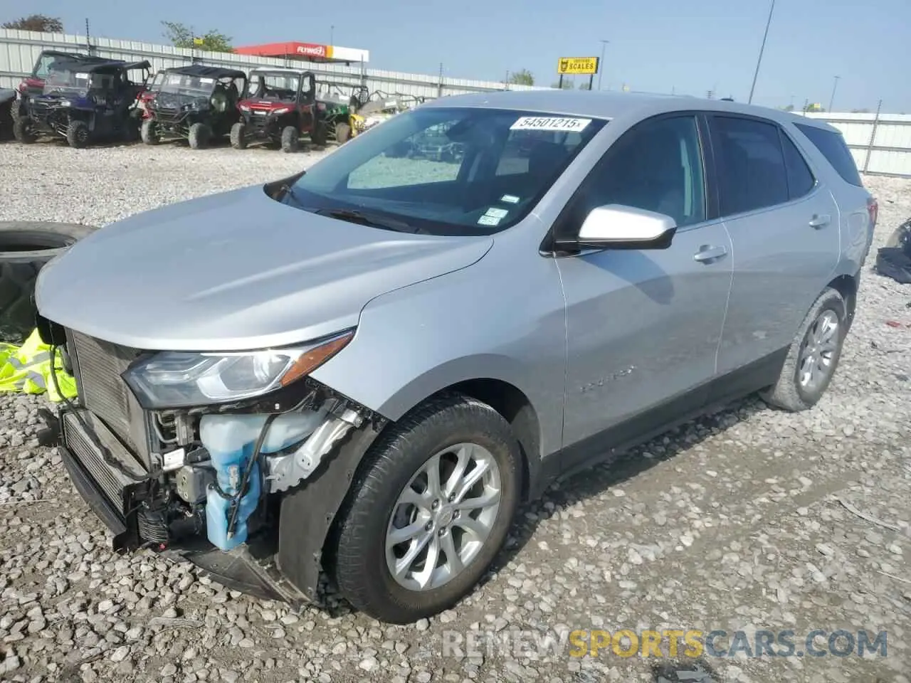 1 Photograph of a damaged car 2GNAXKEV6M6105047 CHEVROLET EQUINOX 2021