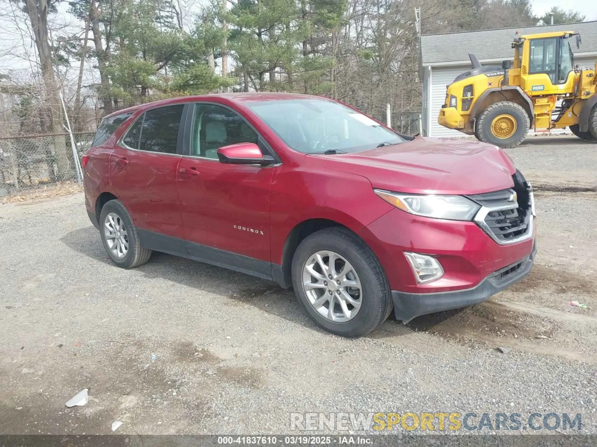 1 Photograph of a damaged car 2GNAXKEV6M6106182 CHEVROLET EQUINOX 2021