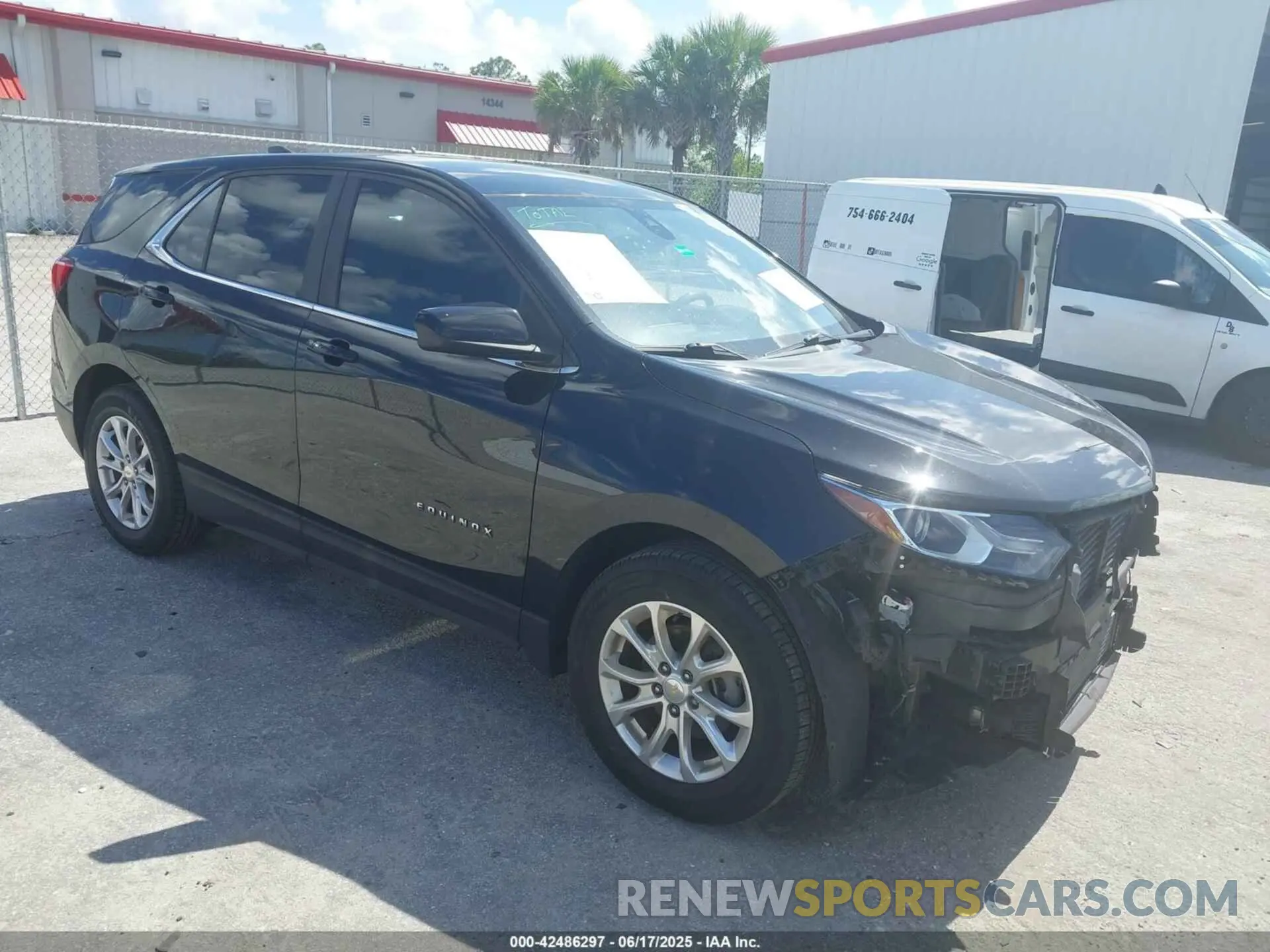 1 Photograph of a damaged car 2GNAXKEV7M6122147 CHEVROLET EQUINOX 2021