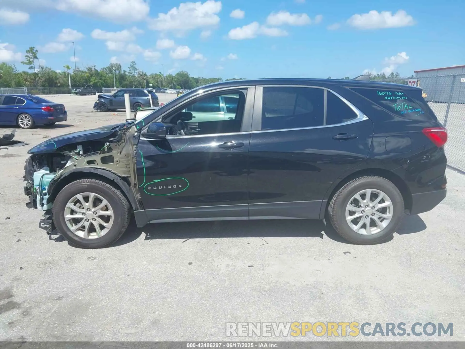 15 Photograph of a damaged car 2GNAXKEV7M6122147 CHEVROLET EQUINOX 2021