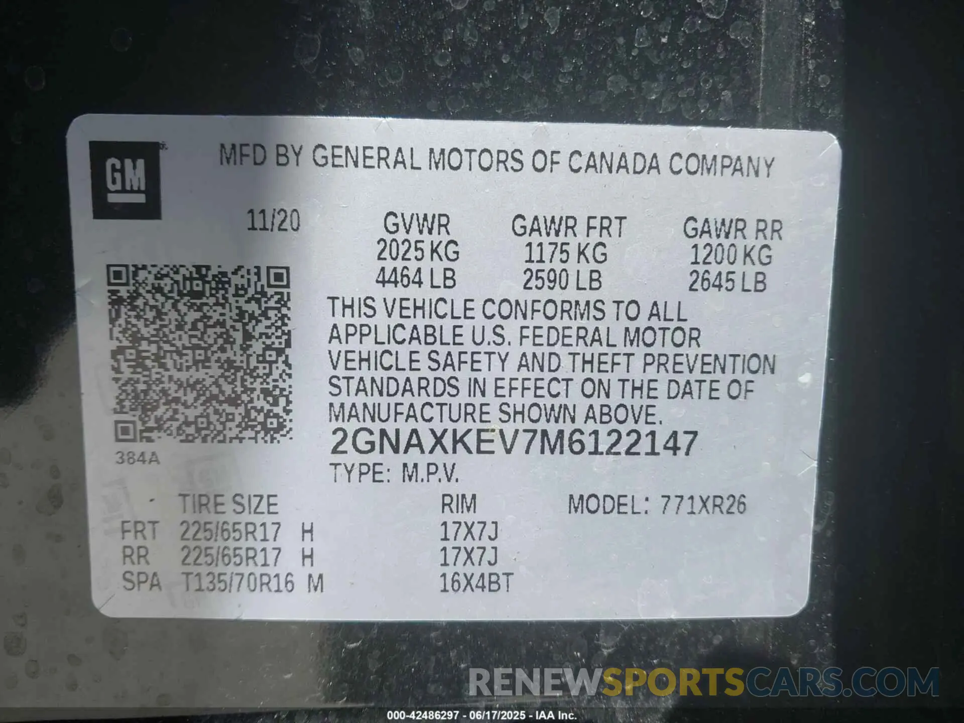 9 Photograph of a damaged car 2GNAXKEV7M6122147 CHEVROLET EQUINOX 2021