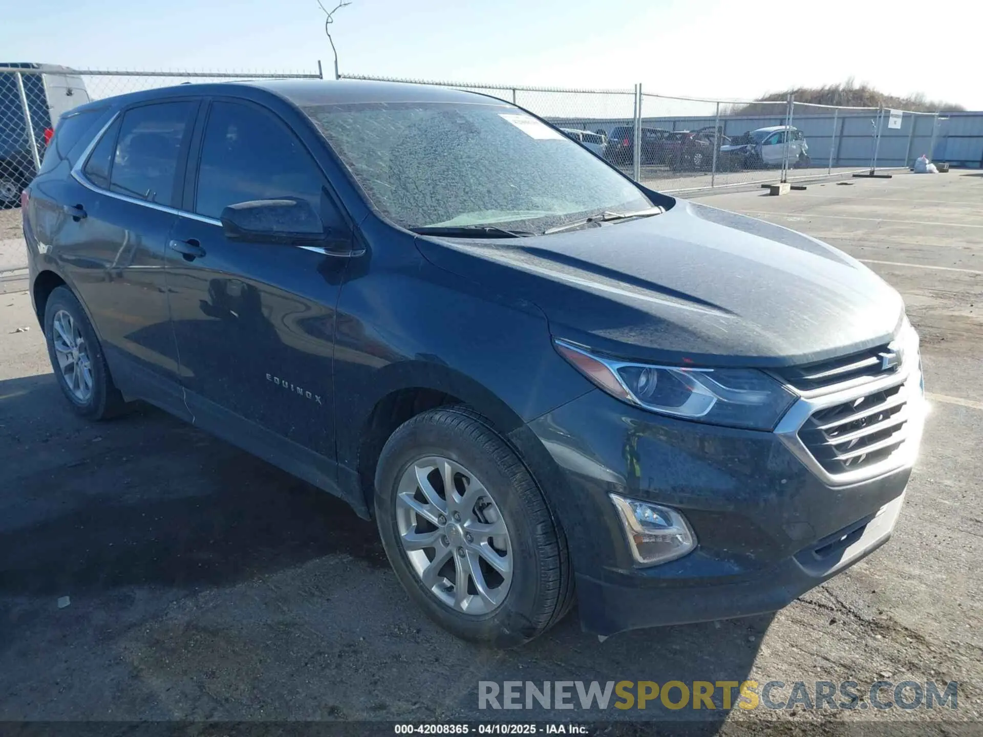 1 Photograph of a damaged car 2GNAXKEV8M6126238 CHEVROLET EQUINOX 2021