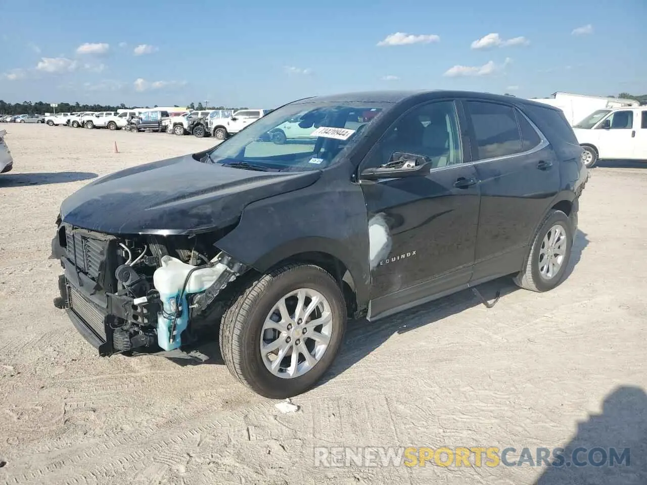 1 Photograph of a damaged car 2GNAXKEV8M6136350 CHEVROLET EQUINOX 2021