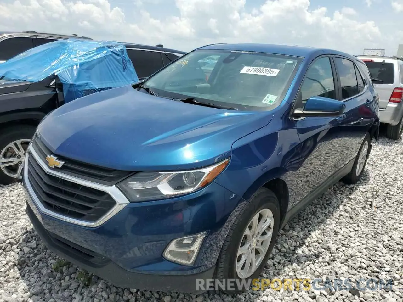 1 Photograph of a damaged car 2GNAXKEV8M6151592 CHEVROLET EQUINOX 2021