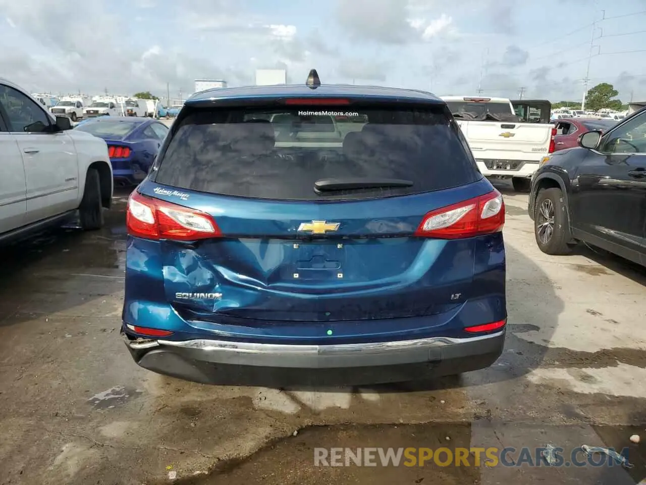 6 Photograph of a damaged car 2GNAXKEV8M6151592 CHEVROLET EQUINOX 2021