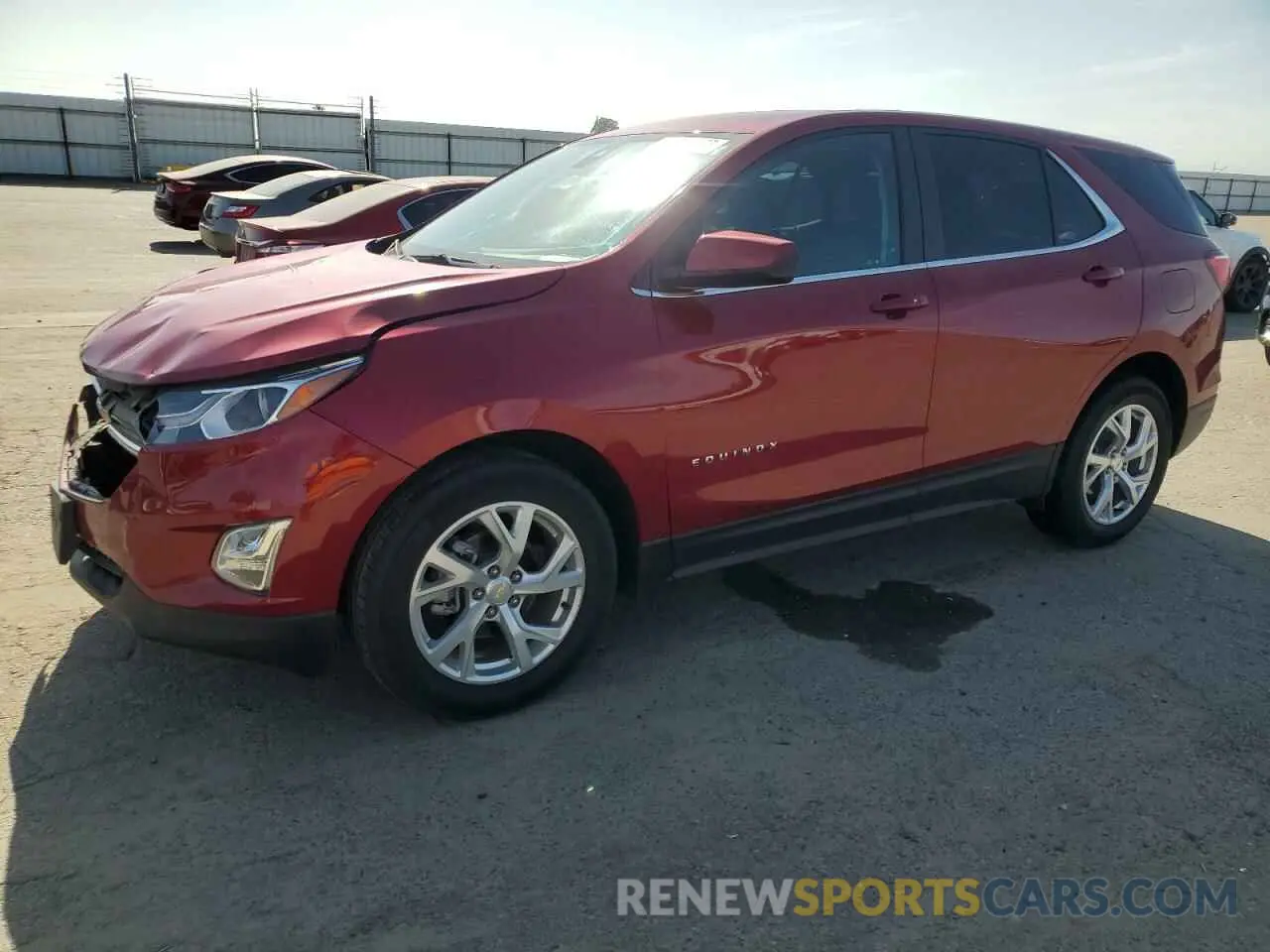 1 Photograph of a damaged car 2GNAXKEV8M6158641 CHEVROLET EQUINOX 2021