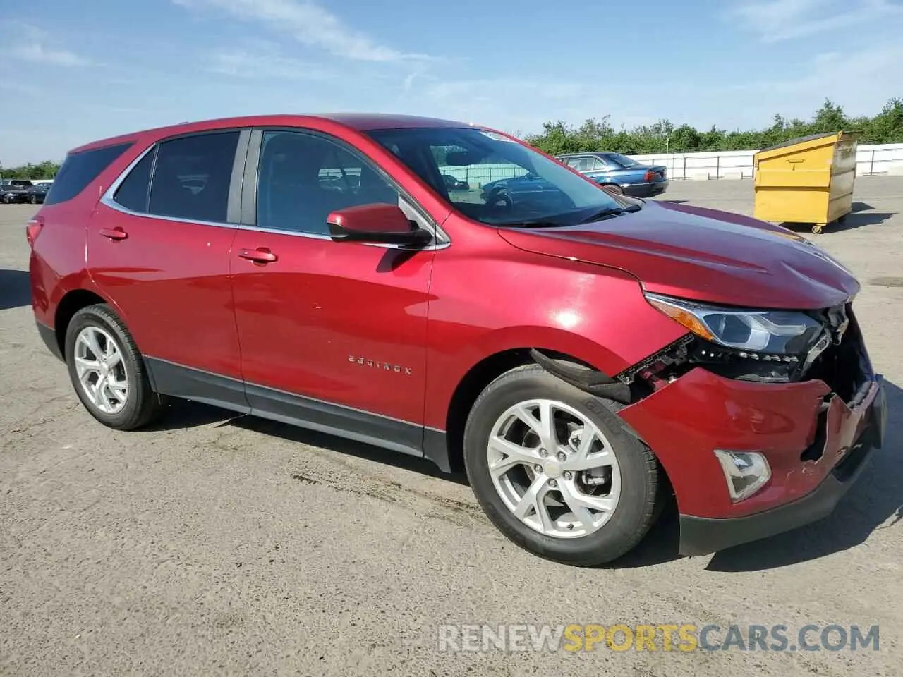 4 Photograph of a damaged car 2GNAXKEV8M6158641 CHEVROLET EQUINOX 2021