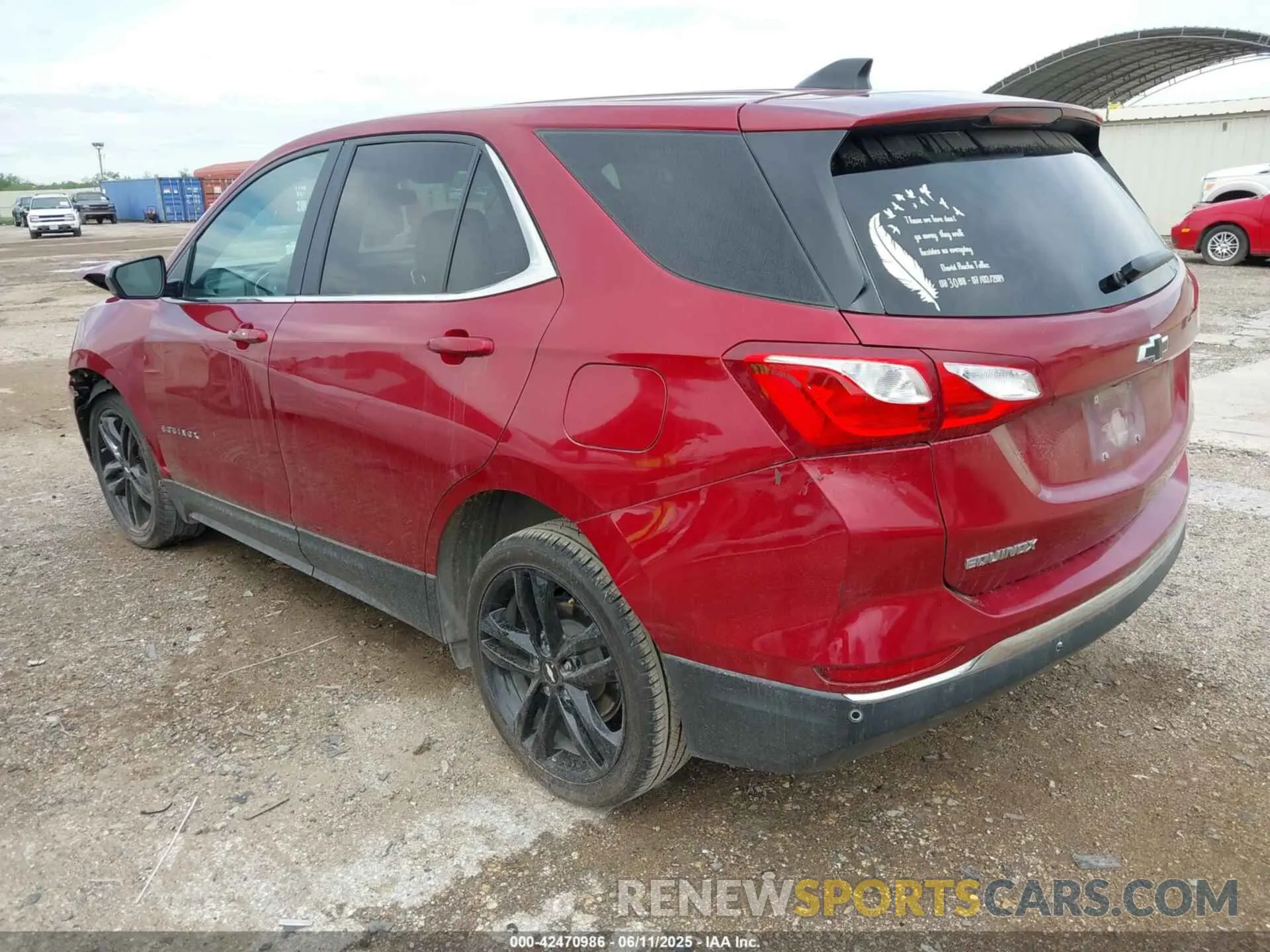 3 Photograph of a damaged car 2GNAXKEVXM6166031 CHEVROLET EQUINOX 2021