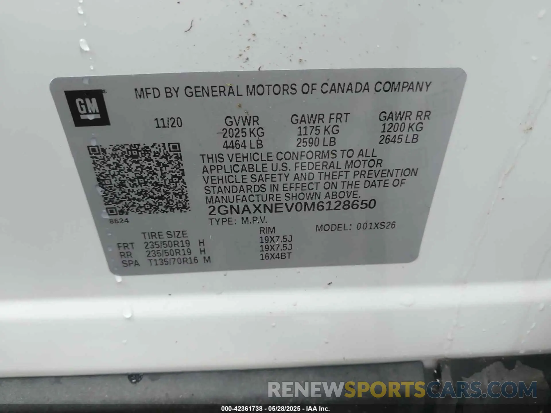 9 Photograph of a damaged car 2GNAXNEV0M6128650 CHEVROLET EQUINOX 2021