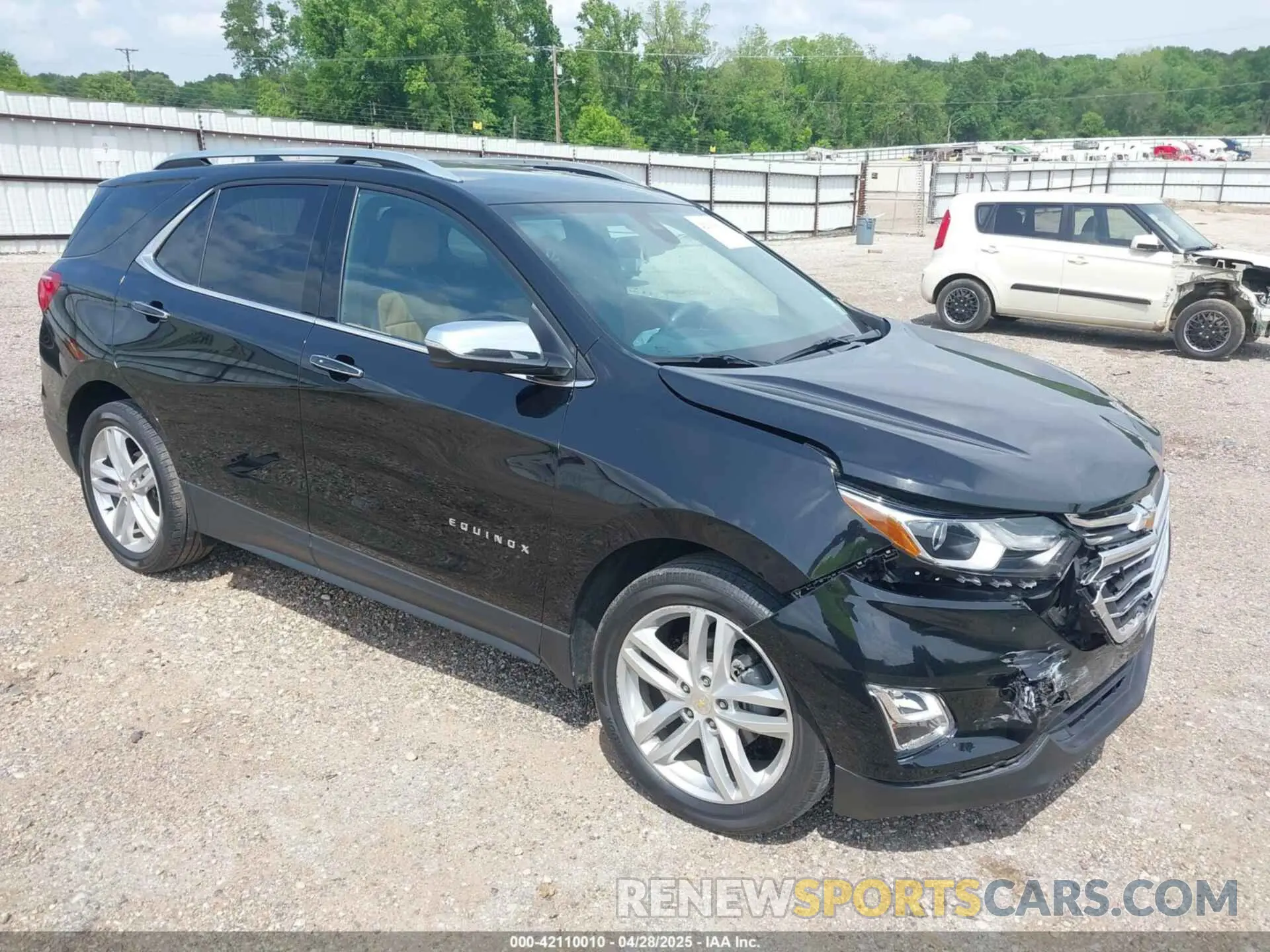1 Photograph of a damaged car 2GNAXNEV5M6151910 CHEVROLET EQUINOX 2021