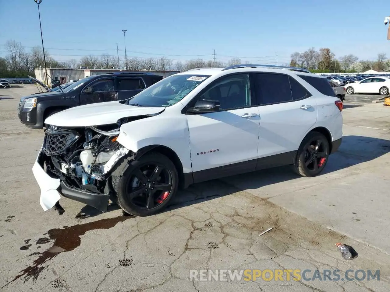 1 Photograph of a damaged car 2GNAXNEV9M6163137 CHEVROLET EQUINOX 2021