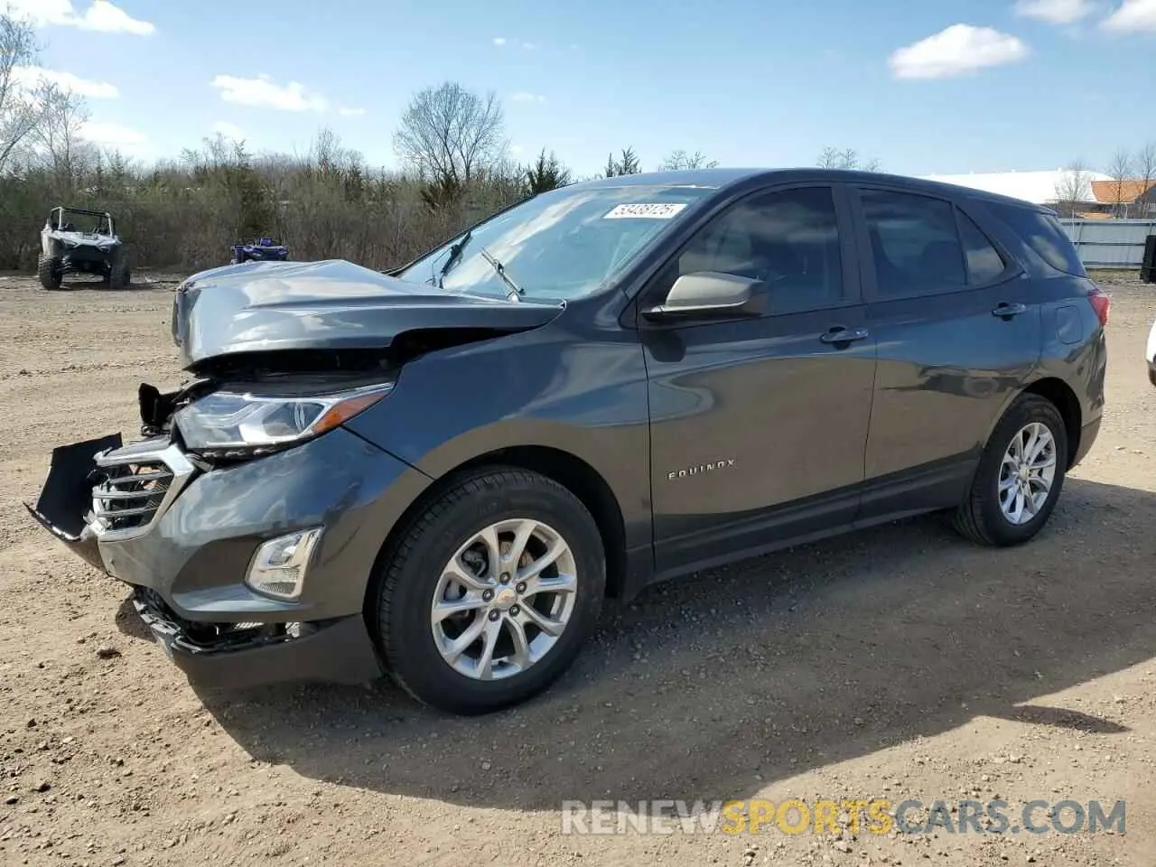 1 Photograph of a damaged car 2GNAXSEV0M6113189 CHEVROLET EQUINOX 2021