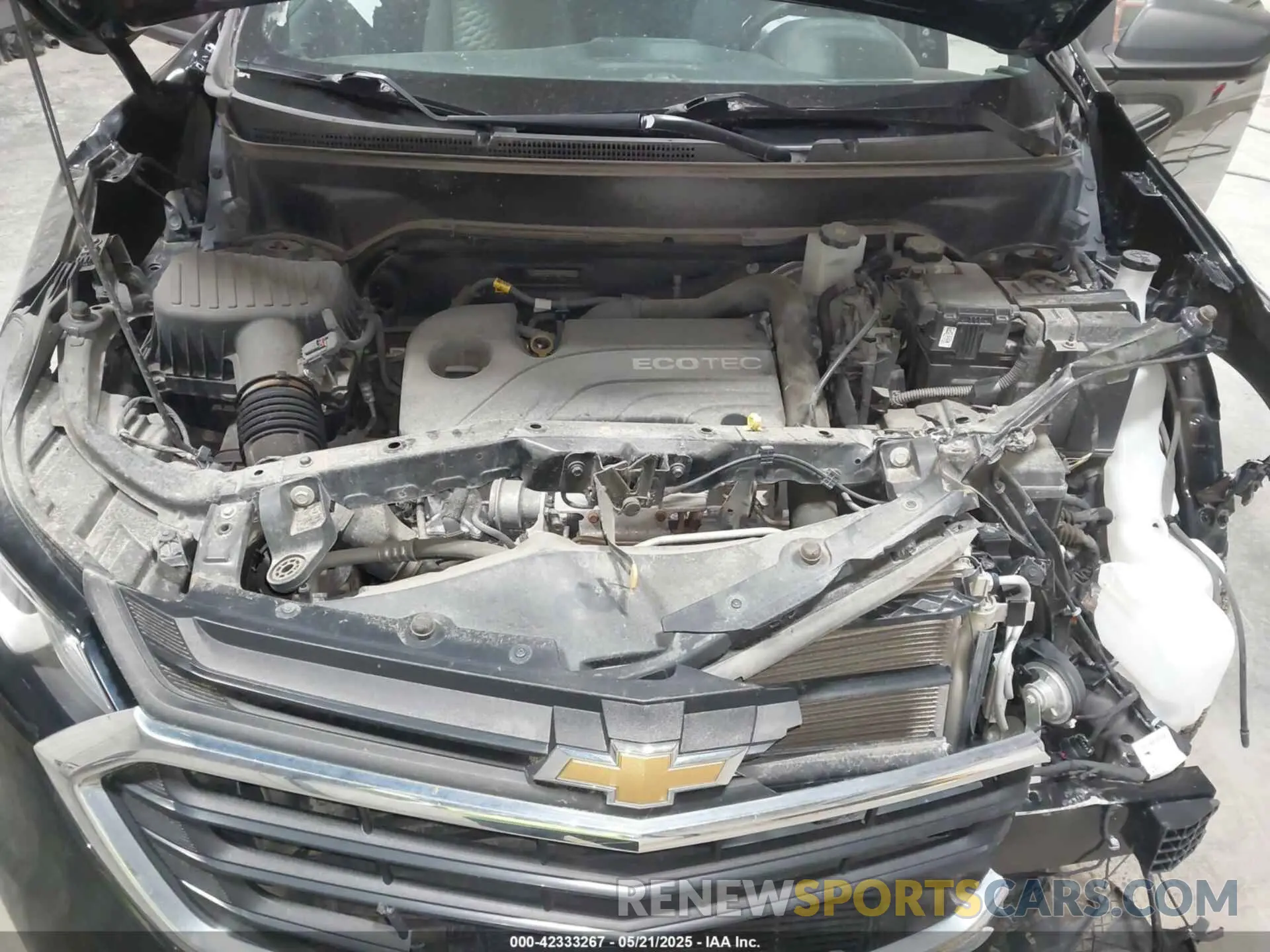 10 Photograph of a damaged car 2GNAXSEV1M6148551 CHEVROLET EQUINOX 2021