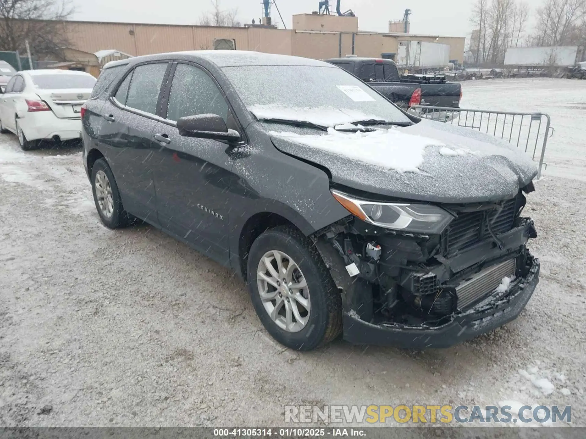 1 Photograph of a damaged car 2GNAXSEV5M6119702 CHEVROLET EQUINOX 2021