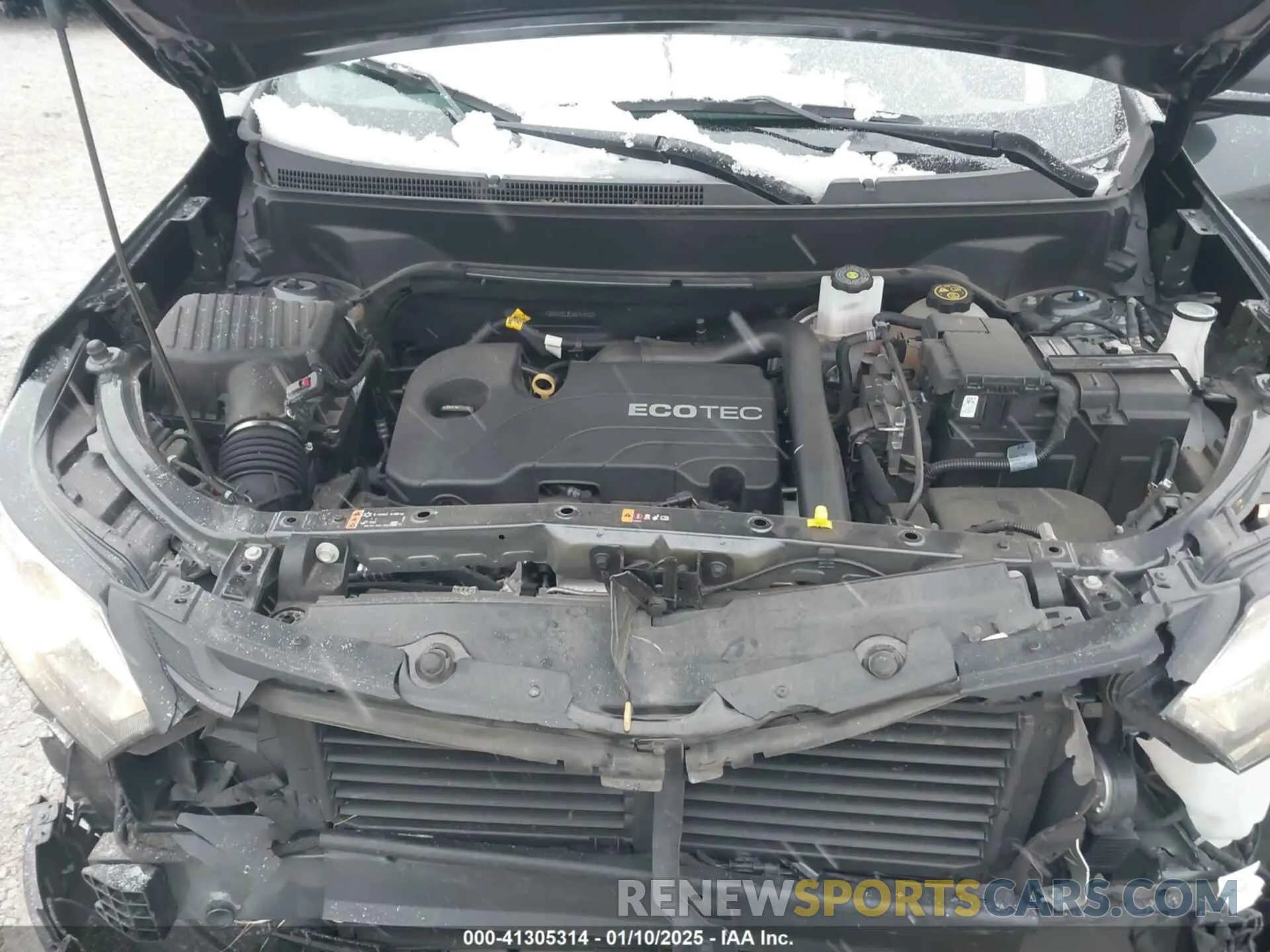 10 Photograph of a damaged car 2GNAXSEV5M6119702 CHEVROLET EQUINOX 2021
