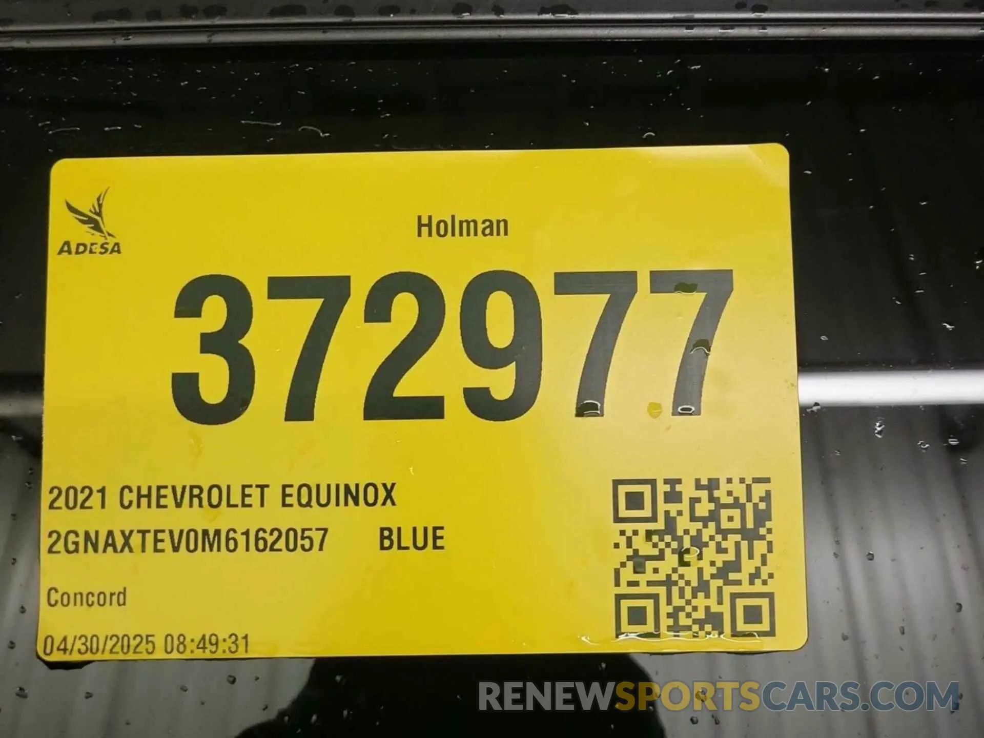 34 Photograph of a damaged car 2GNAXTEV0M6162057 CHEVROLET EQUINOX 2021