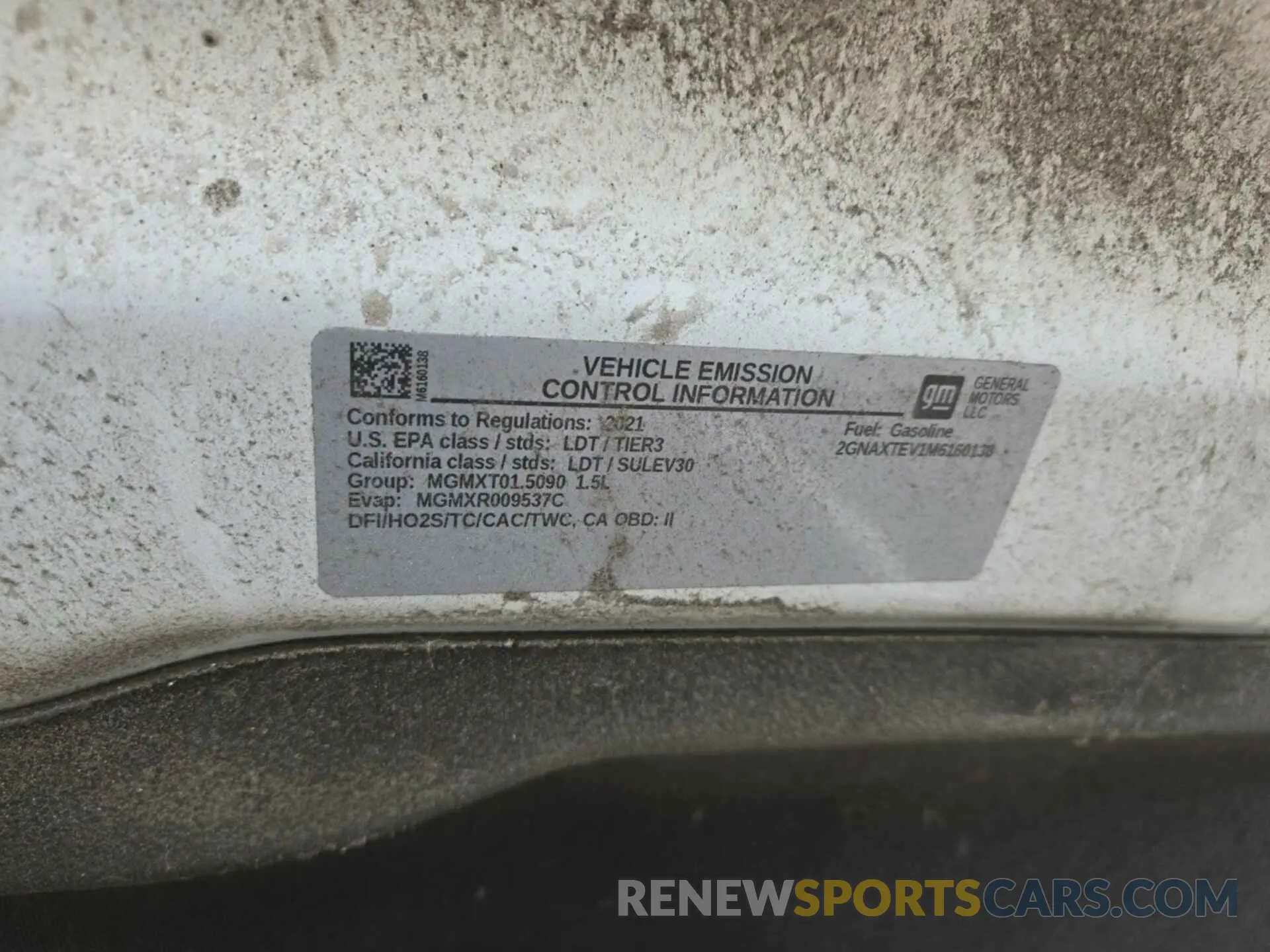 19 Photograph of a damaged car 2GNAXTEV1M6160138 CHEVROLET EQUINOX 2021