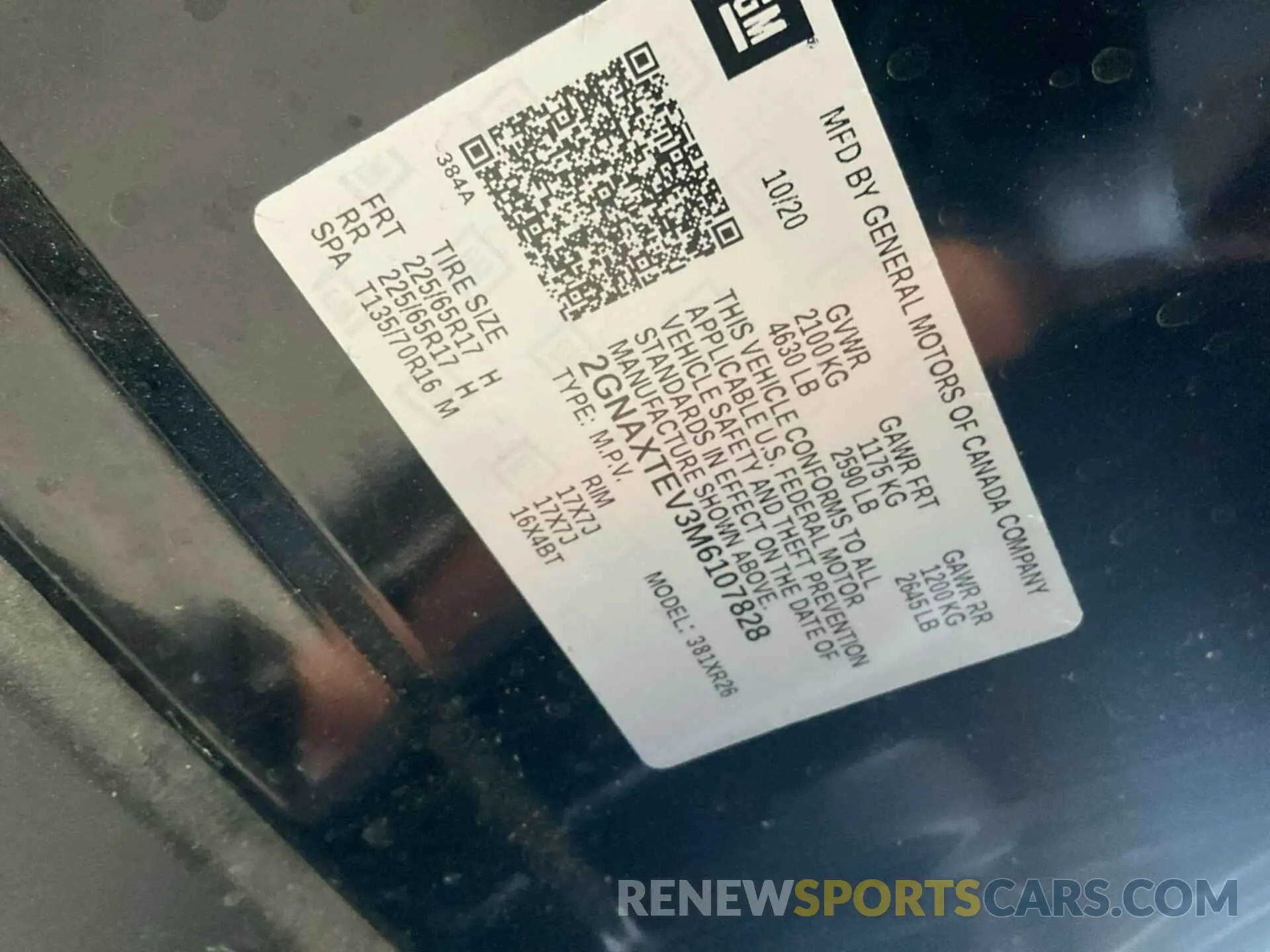 15 Photograph of a damaged car 2GNAXTEV3M6107828 CHEVROLET EQUINOX 2021
