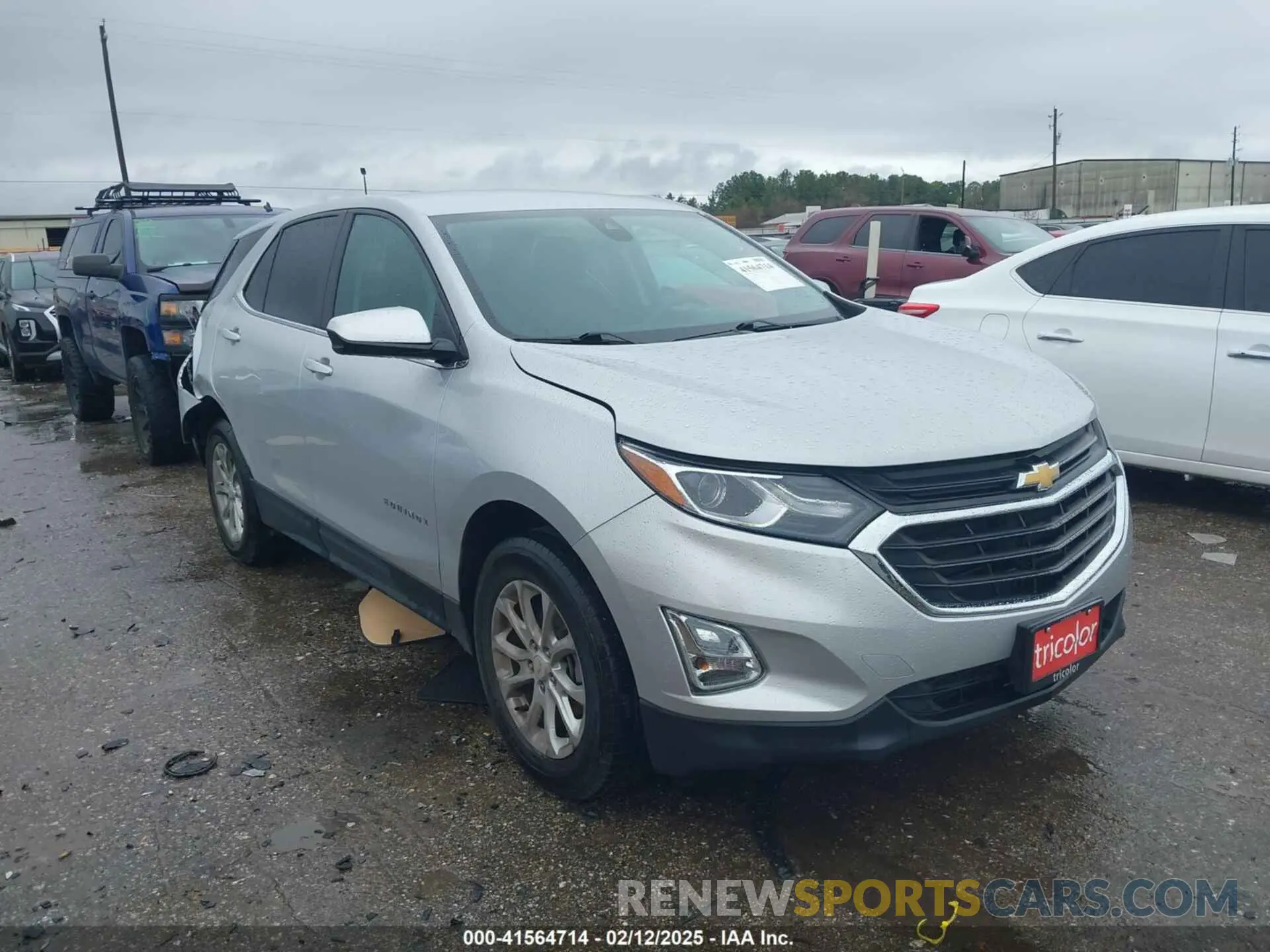 1 Photograph of a damaged car 2GNAXTEV7M6141979 CHEVROLET EQUINOX 2021