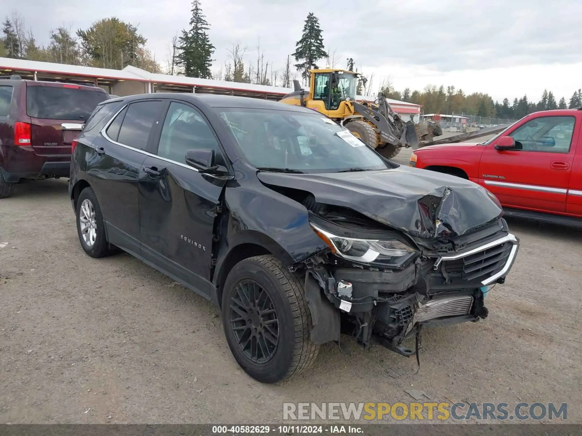 1 Photograph of a damaged car 2GNAXTEV8M6101278 CHEVROLET EQUINOX 2021
