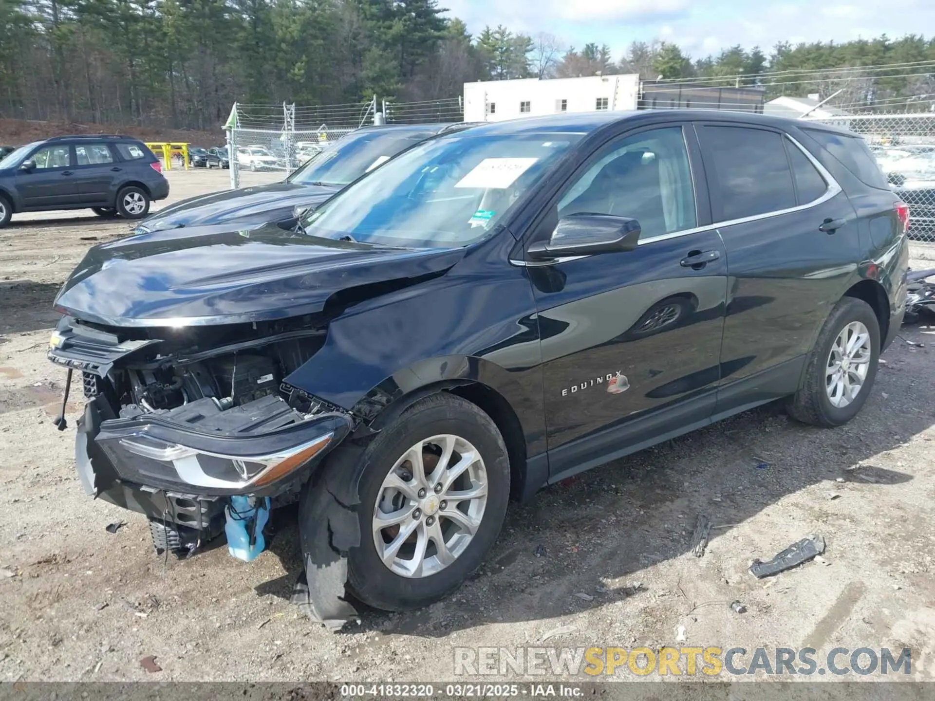 2 Photograph of a damaged car 2GNAXTEV8M6126214 CHEVROLET EQUINOX 2021