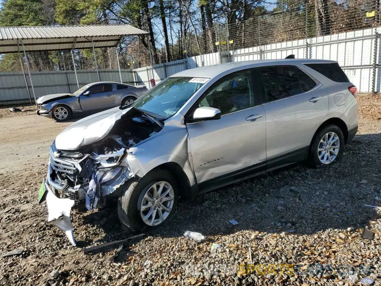 1 Photograph of a damaged car 2GNAXTEVXM6141684 CHEVROLET EQUINOX 2021