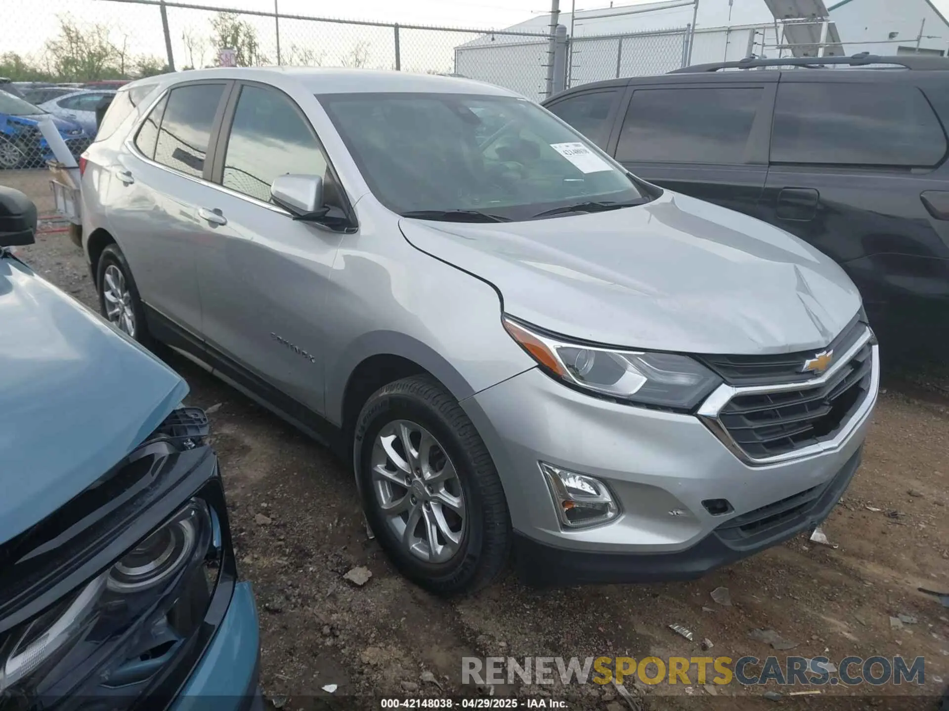 1 Photograph of a damaged car 2GNAXTEVXM6160834 CHEVROLET EQUINOX 2021