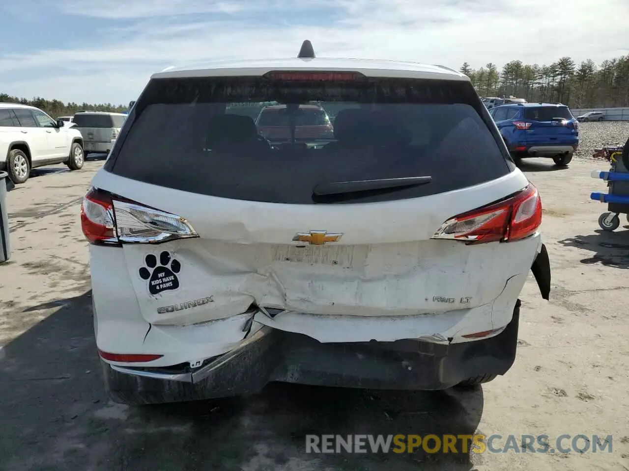 6 Photograph of a damaged car 2GNAXUEV0M6145166 CHEVROLET EQUINOX 2021