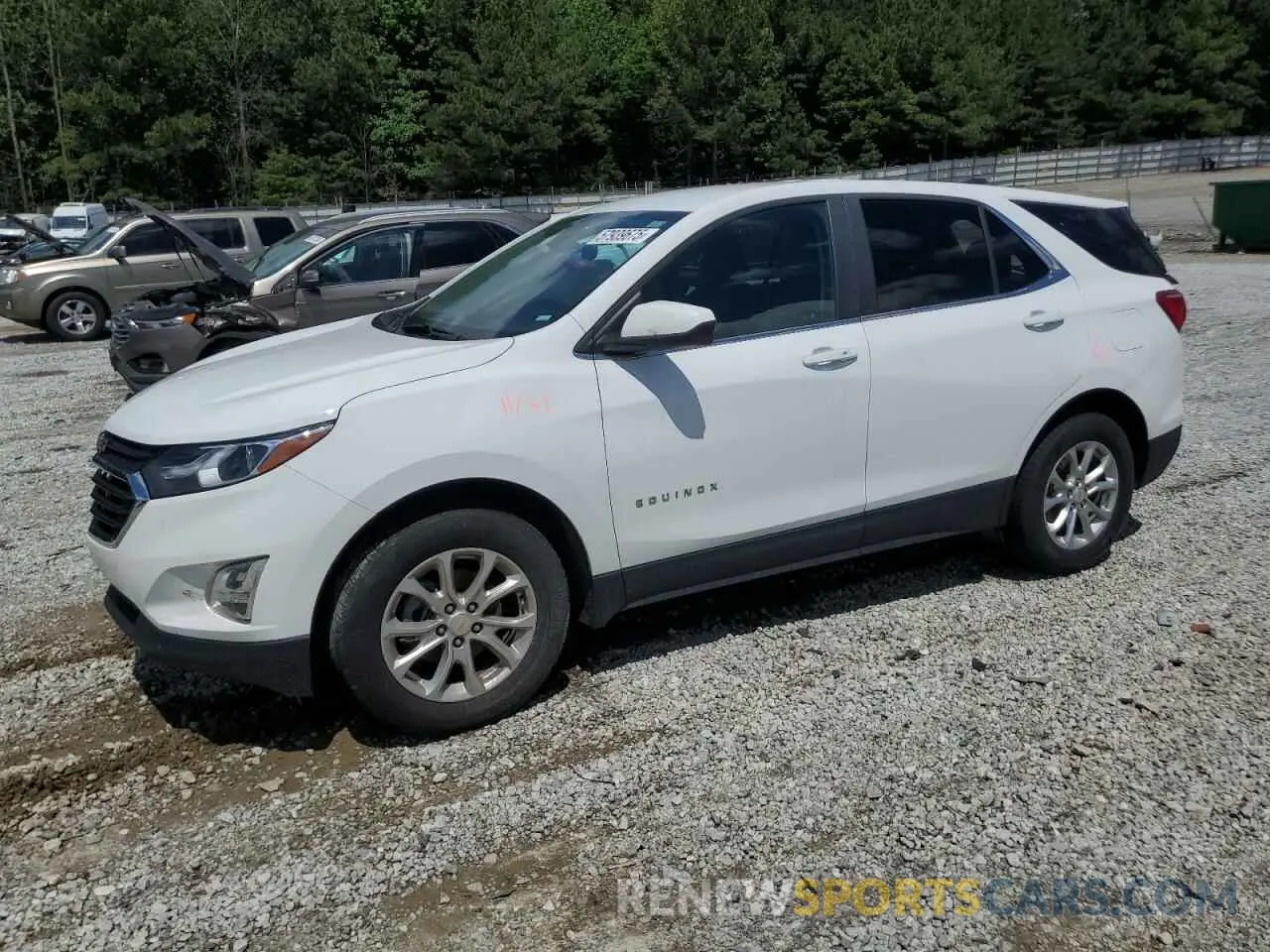 1 Photograph of a damaged car 2GNAXUEV1M6102018 CHEVROLET EQUINOX 2021