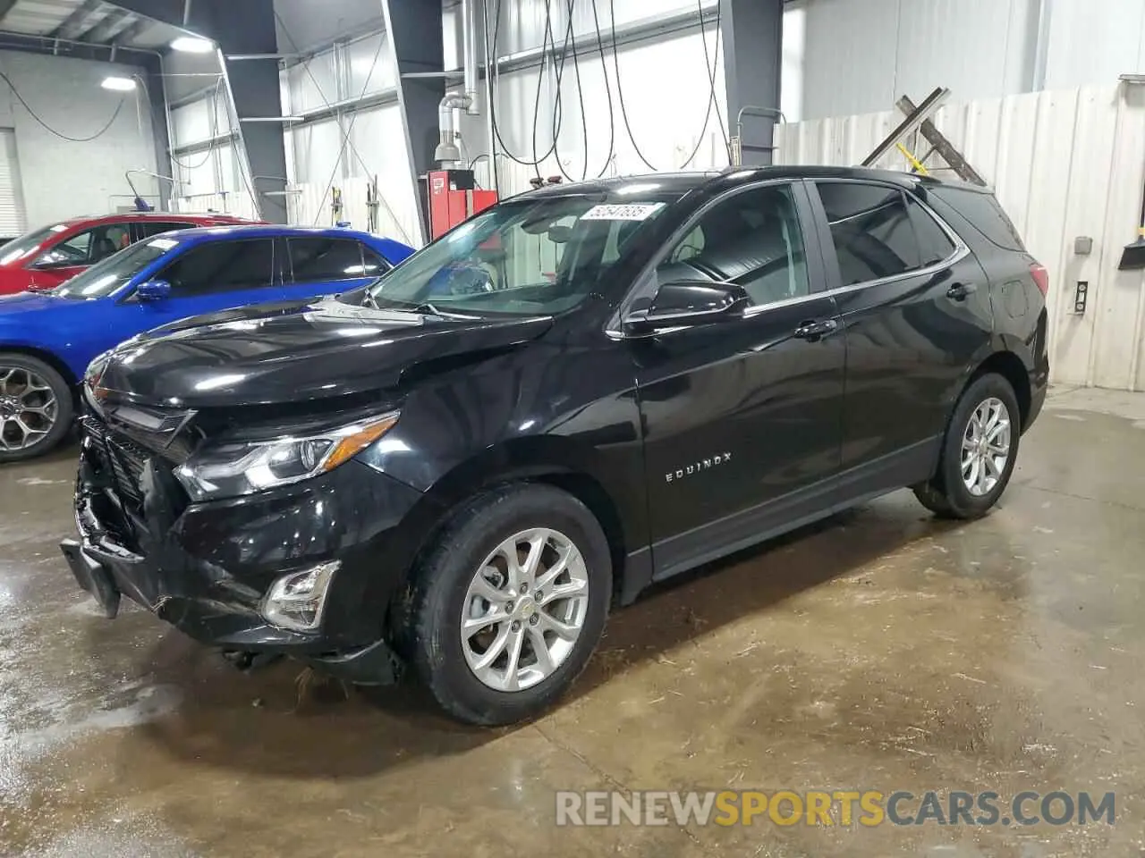 1 Photograph of a damaged car 2GNAXUEV1M6120678 CHEVROLET EQUINOX 2021