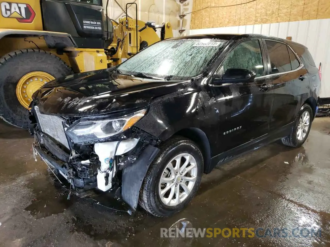1 Photograph of a damaged car 2GNAXUEV2M6122360 CHEVROLET EQUINOX 2021