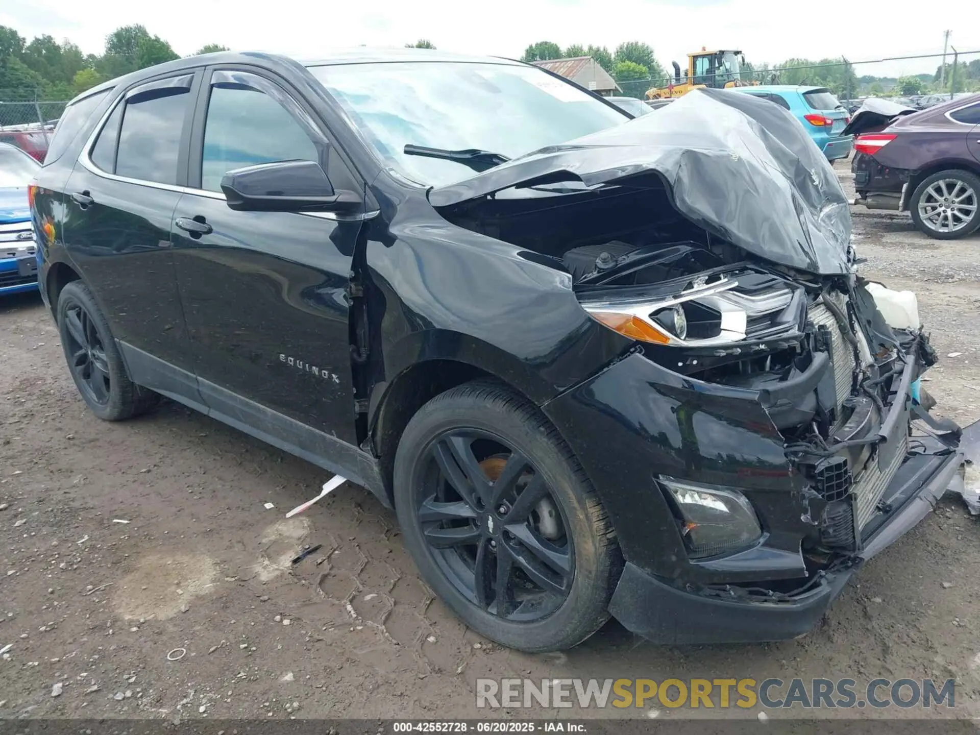 1 Photograph of a damaged car 2GNAXUEV2M6127574 CHEVROLET EQUINOX 2021