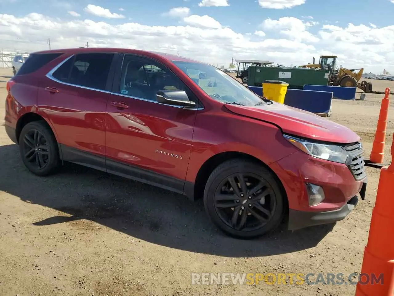 4 Photograph of a damaged car 2GNAXUEV4M6148040 CHEVROLET EQUINOX 2021