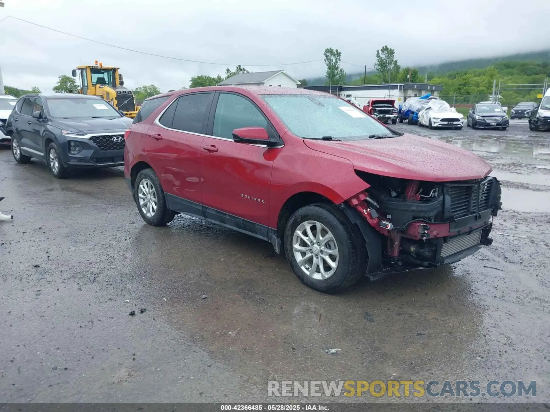 1 Photograph of a damaged car 2GNAXUEV8M6165746 CHEVROLET EQUINOX 2021