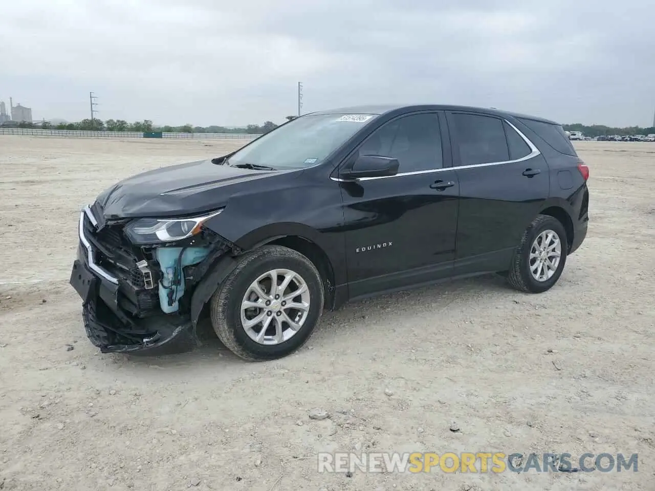 1 Photograph of a damaged car 2GNAXUEVXM6103636 CHEVROLET EQUINOX 2021