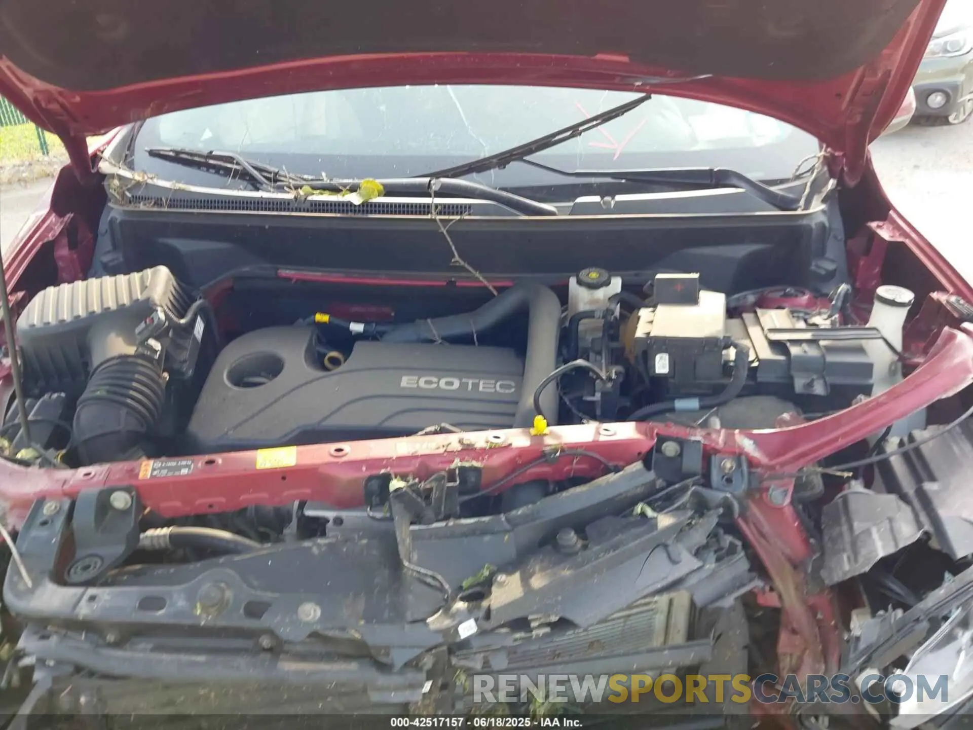 10 Photograph of a damaged car 2GNAXUEVXM6111459 CHEVROLET EQUINOX 2021
