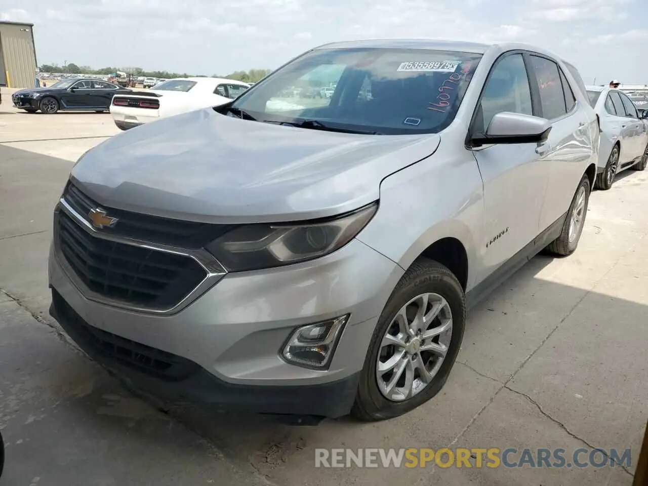 1 Photograph of a damaged car 2GNAXUEVXM6160970 CHEVROLET EQUINOX 2021